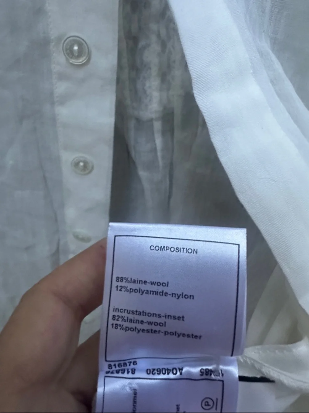 Chanel  Runway Vintage Raffle Blouse